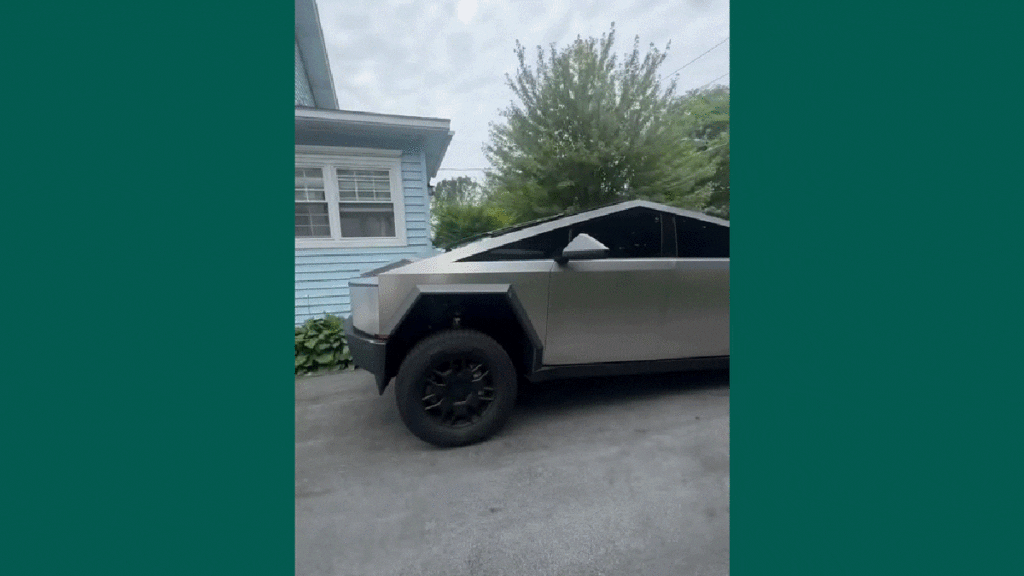 Tesla Cybertruck With A Carolina Squat Is The Stuff Of Nightmares