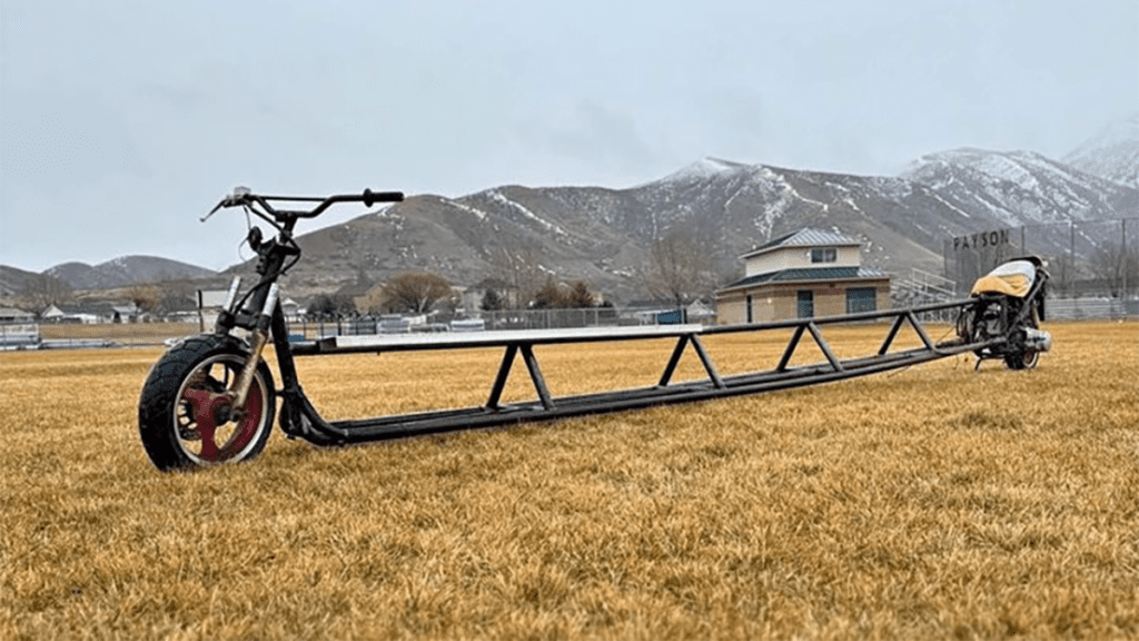 You And Your Friends And Their Friends Need This Incredibly Long Moped