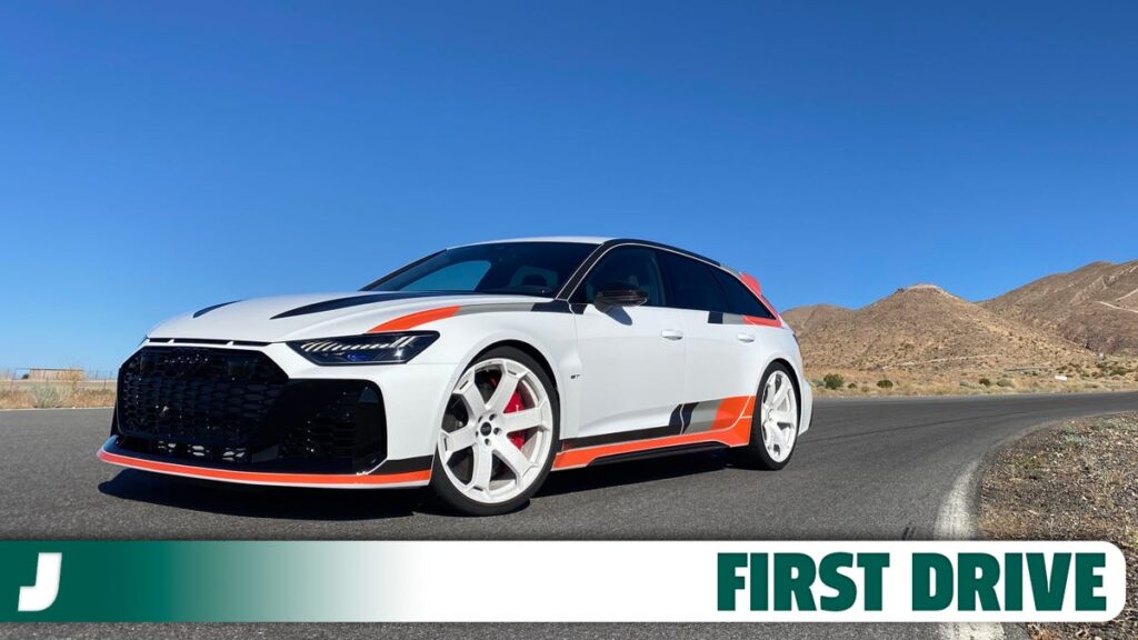 On Track At Willow Springs In Audi's RS6 GT, The Coolest New Car You Can Buy