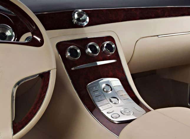 2003 Cadillac Sixteen Concept interior