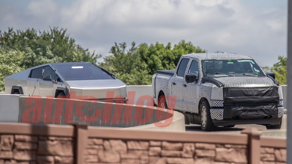 Spy photos: Ford testing heavier-duty F-150 Lightning EV with hub motors?