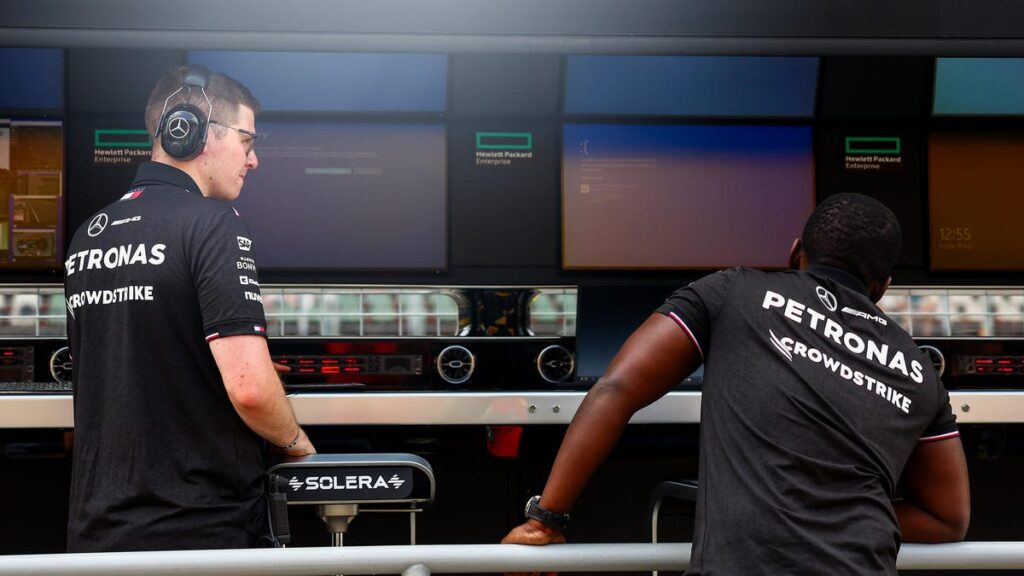 Mercedes F1 Team Hit By Global CrowdStrike Outage