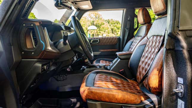 2022 Ford Bronco Apocalypse 6x6 interior