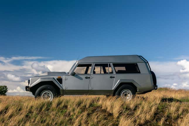 Image for article titled Sultan of Brunei’s Wild Lamborghini LM002 ‘Wagon’ Is For Sale