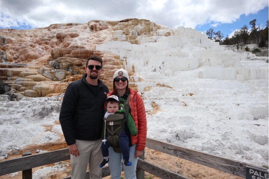 Plants and baby at Yellowstone © Rachael Bilby @JrnyMarketing