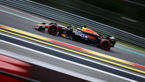 Verstappen in defensive mode against hard-charging McLaren, takes 10-place penalty at Belgian GP