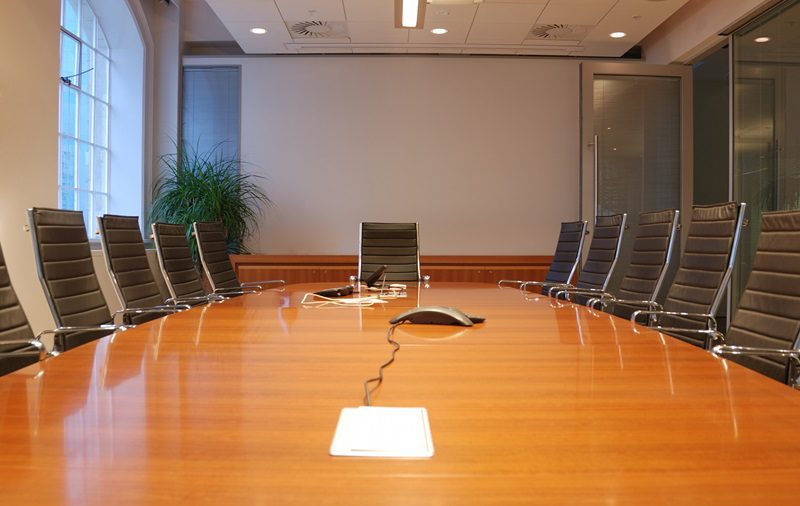 Business meeting room in office with modern decoration