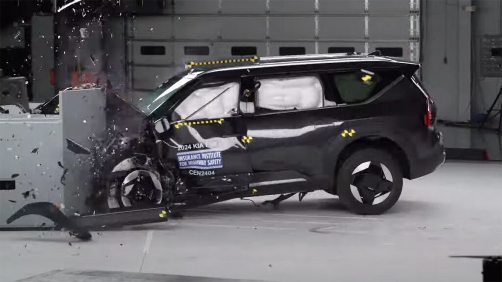 2024 Kia EV9 now earns IIHS Top Safety Pick award