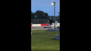 Watch This Camaro SS Grind On The Wall Of A Track While Racing A Miata