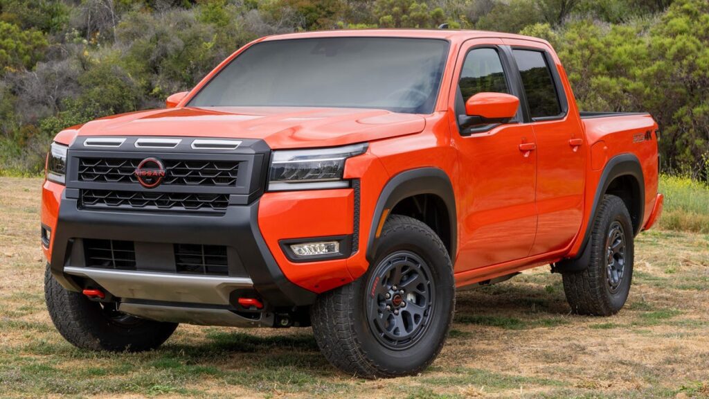 2025 Nissan Frontier Gets Awesome Orange Paint And A Bigger Bed