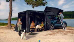 Turn Your Cayenne Into A Pontiac Aztek With Porsche’s New Canopy Tent