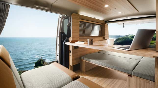 Image for article titled The Nissan Caravan MyRoom Is A Factory VanLife Build That's Nicer Than My Apartment