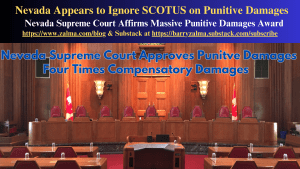 Nevada Appears to Ignore SCOTUS on Punitive Damages