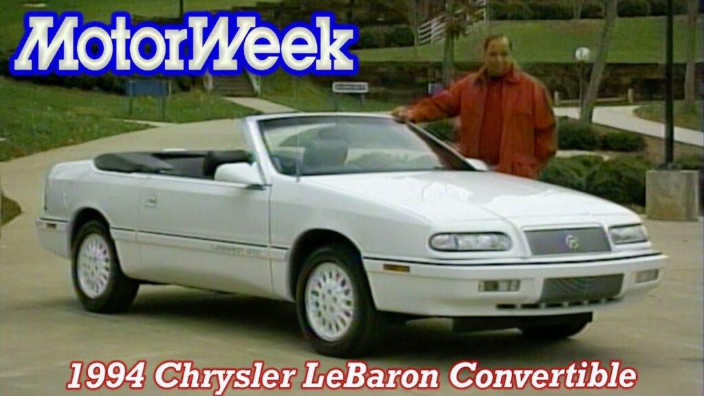 MotorWeek's Retro Review Of The 1994 Chrysler LeBaron Convertible Will Make You Long For The Days Of Affordable Drop Tops