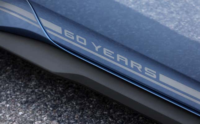 2025 Ford 60th Anniversary Brittany Blue Mustang GT