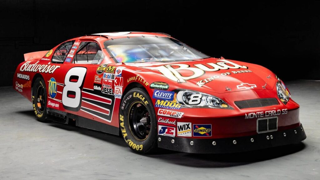 Here's Your Chance To Own A NASCAR Race Car Driven By Dale Jr.