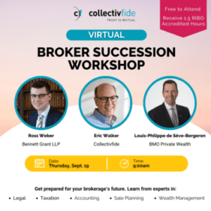 Broker Succession Workshop | Virtual and RIBO Accredited