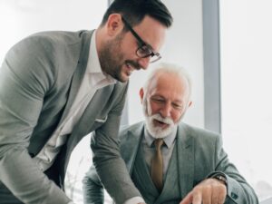 Parent passing business to child