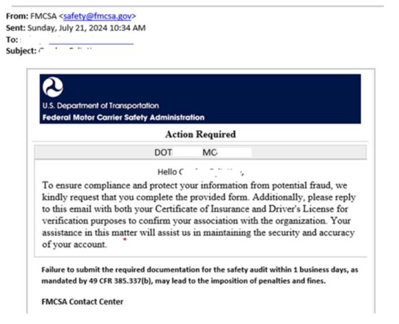 How to Protect Your Fleet from Phishers Posing as the FMCSA