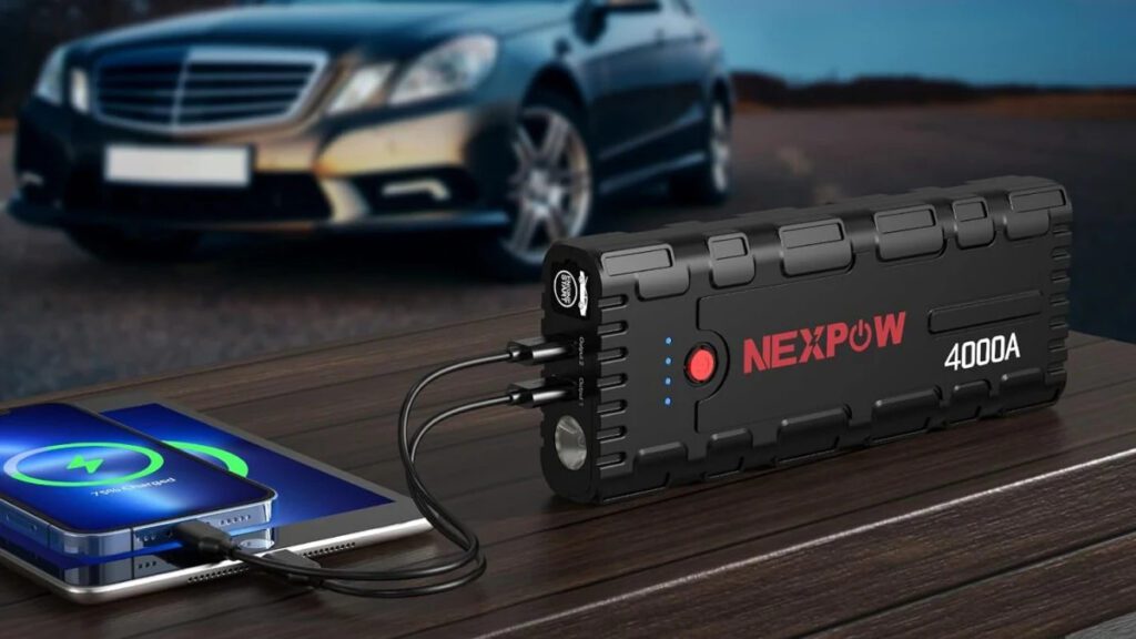 Nexpow's powerful G17 car jump starter is on sale for over half off today