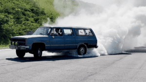 This Turbocharged LS-Swapped Suburban Smokes So Much Rubber It'll Bring A Tear To Your Eye