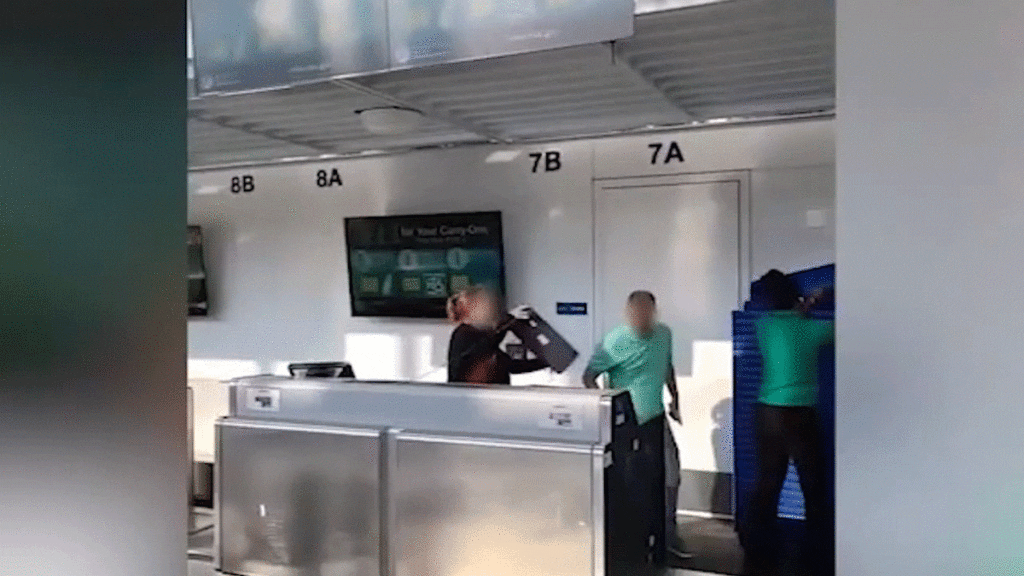 Woman Throws Monitors At Airline Staff Over Missed Flight