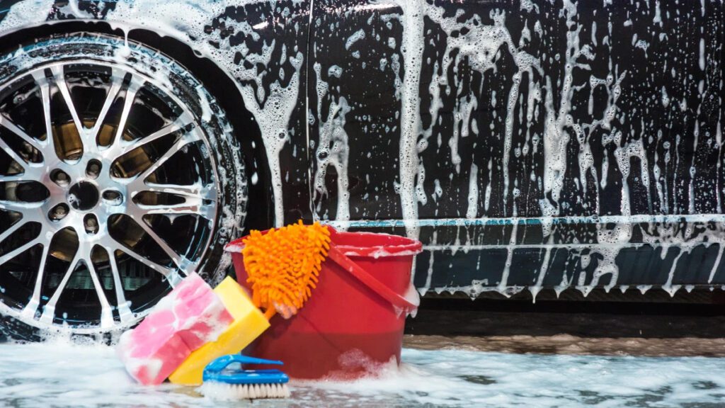 How to wash a car