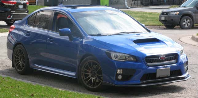 2015 Subaru WRX Limited photographed in Sault Ste. Marie, Ontario, Canada