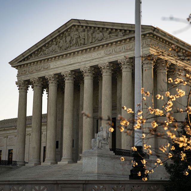 The U.S. Supreme Court building in Washington, D.C.