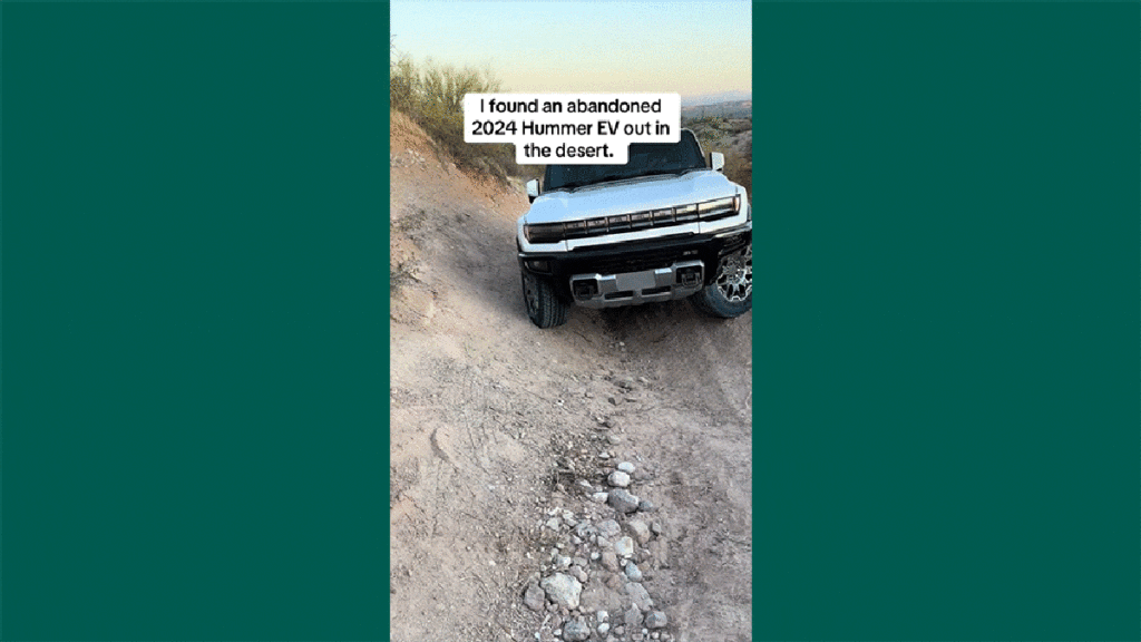 GMC Hummer EV Left Abandoned On Off-Road Trail After Suspension Failure