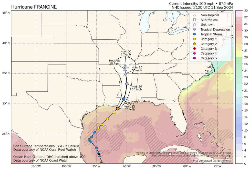 hurricane-francine-landfall-louisiana-insurance-loss