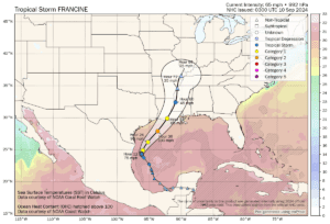 hurricane-francine-forecast-path-intensity-map