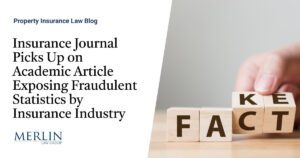 Insurance Journal Picks Up on Academic Article Exposing Fraudulent Statistics by Insurance Industry