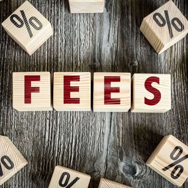 Fees on wooden blocks