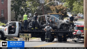 Tesla 'Explodes Like A Bomb' In Fiery Fatal Crash