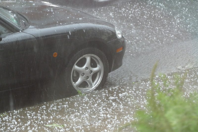 Extreme hailstorm