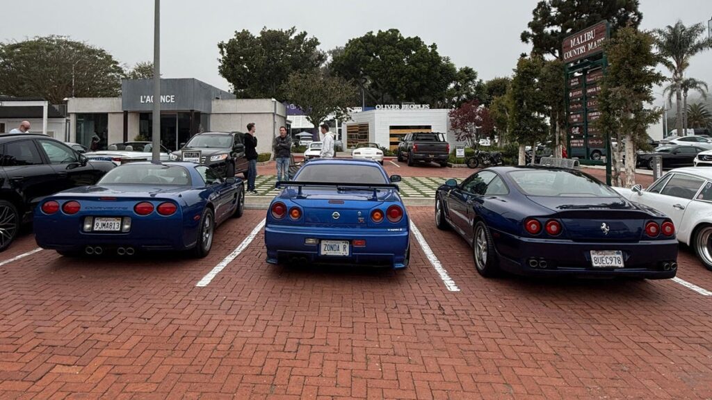 Look At These Blue Chevy Impalas!