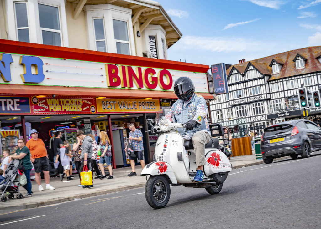 Robin Quartermain scooter Skegness