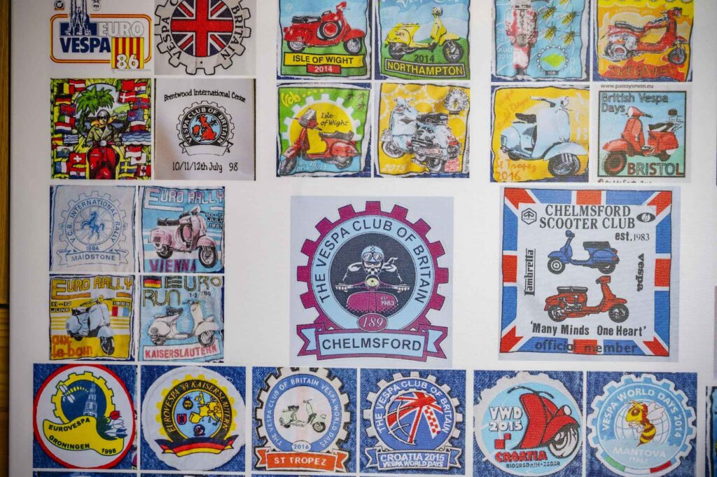 Scooter rally patches