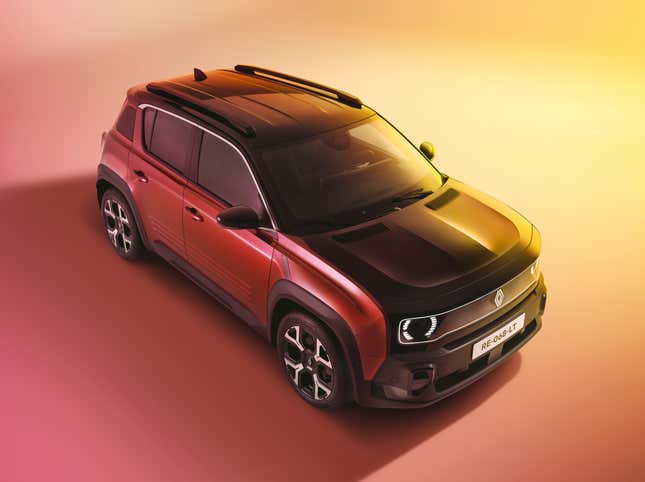 Image for article titled The Renault 4 Is Back As A New EV, And It's Cute As Hell