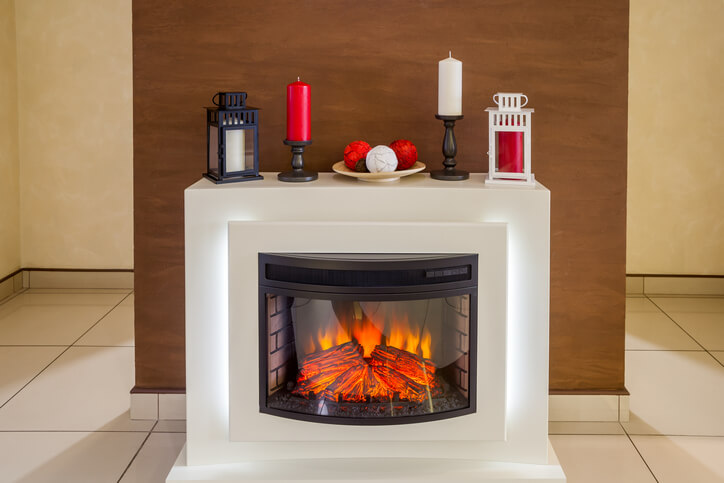 picture of an electric fireplace