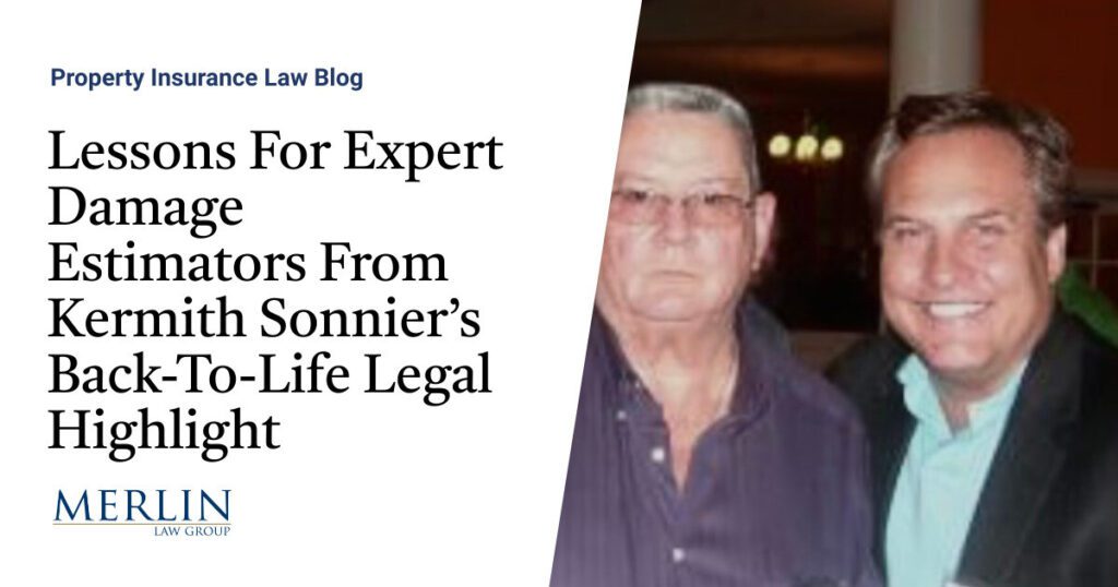 Lessons For Expert Damage Estimators From Kermith Sonnier’s Back-To-Life Legal Highlight