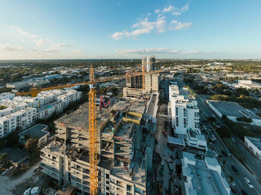 Construction Site in Florida - contractors all risk insurance cost