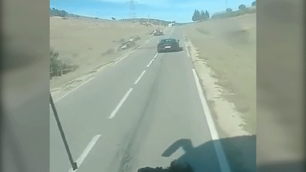 Two Bugatti Chirons Crash Into Each Other And An Innocent Truck During Morocco Tour