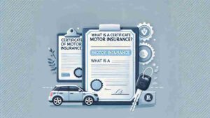 What Is A Certificate Of Motor Insurance?