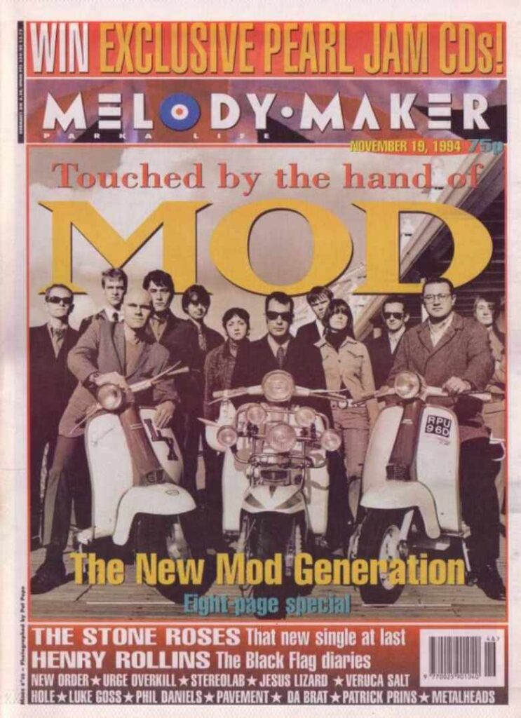 Melody Maker touched by the hand of mod