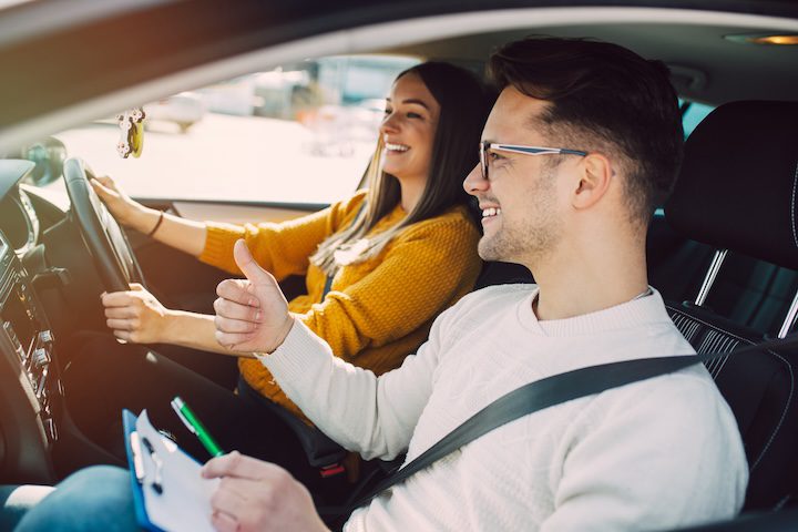 teaching learner driver