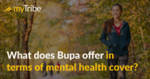 What does Bupa offer in terms of mental health cover?