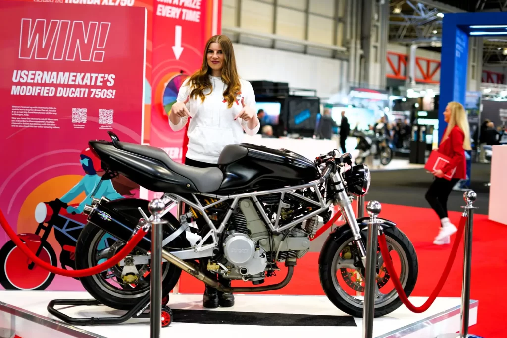 Usernamekate at Motorcycle Live