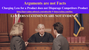 Arguments are not Facts